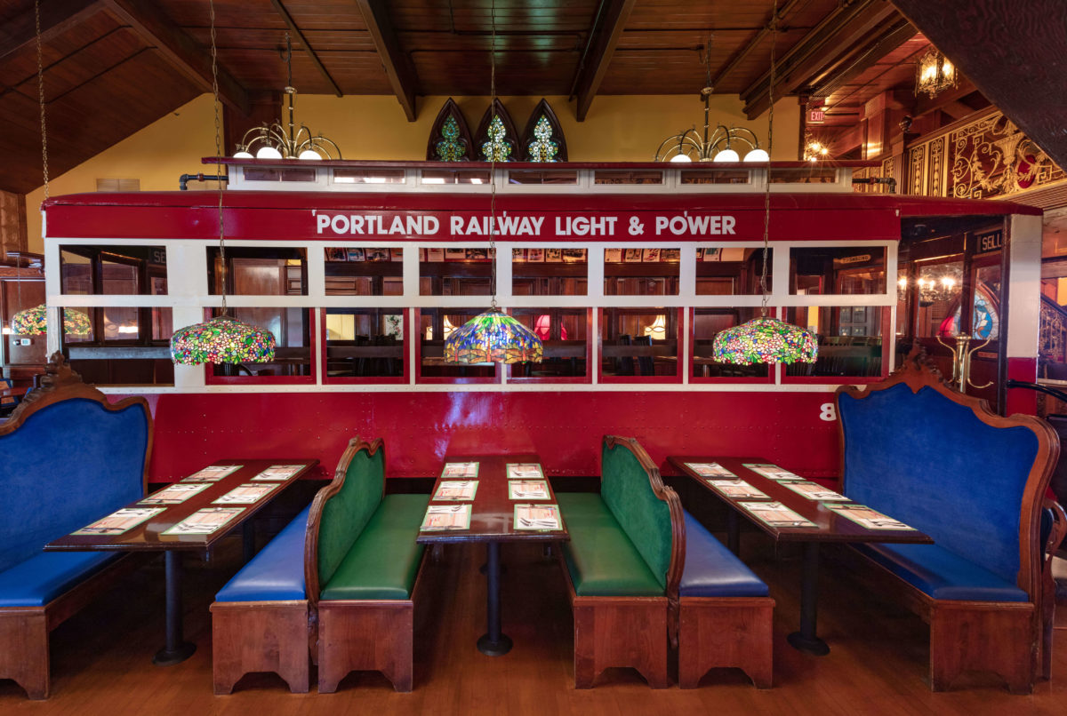Portland Old Spaghetti Factory trolley