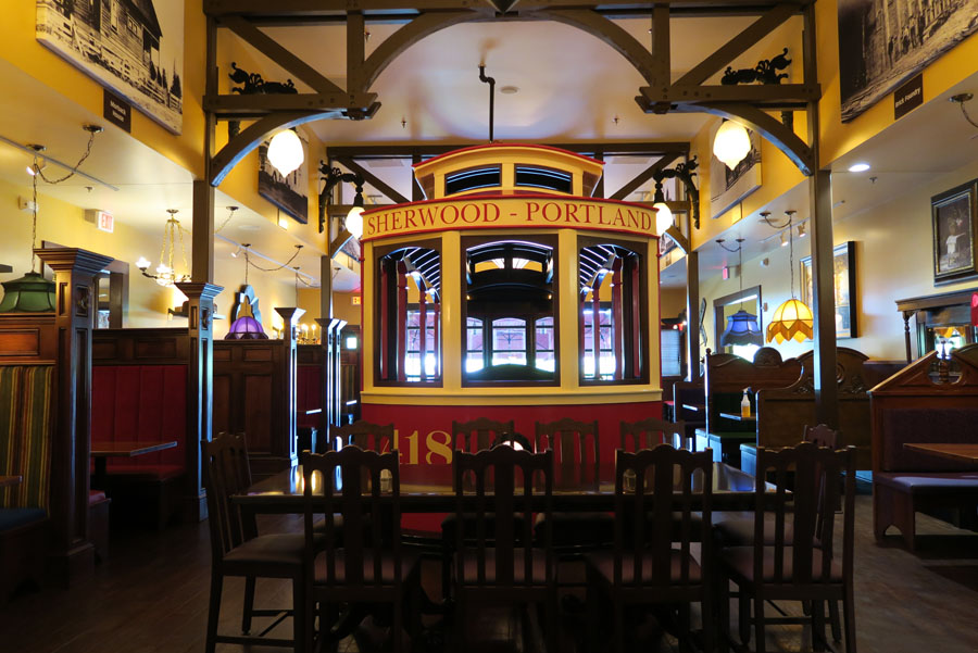 Sherwood Old Spaghetti Factory trolley