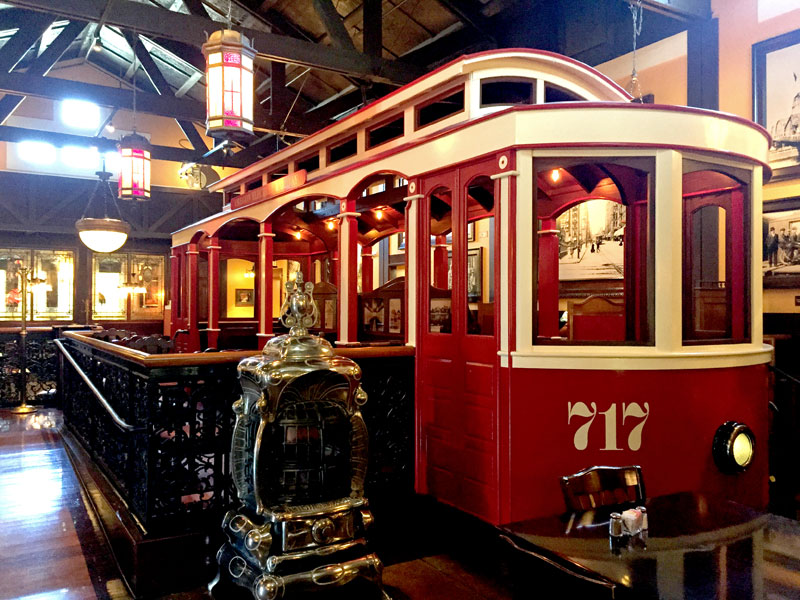 Hillsboro Old Spaghetti Factory trolley